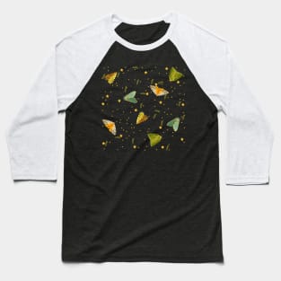 Green and yellow butterflies Baseball T-Shirt